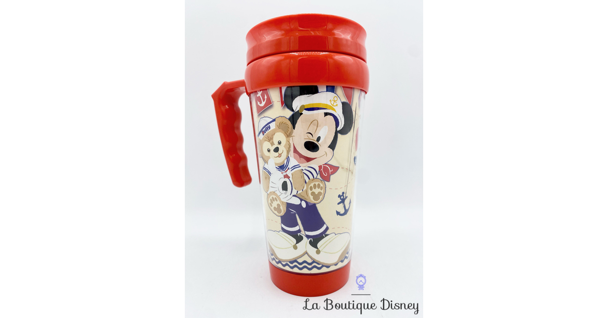 Thermos Mickey Duffy Disneyland Paris mug voyage Disney marin ancre